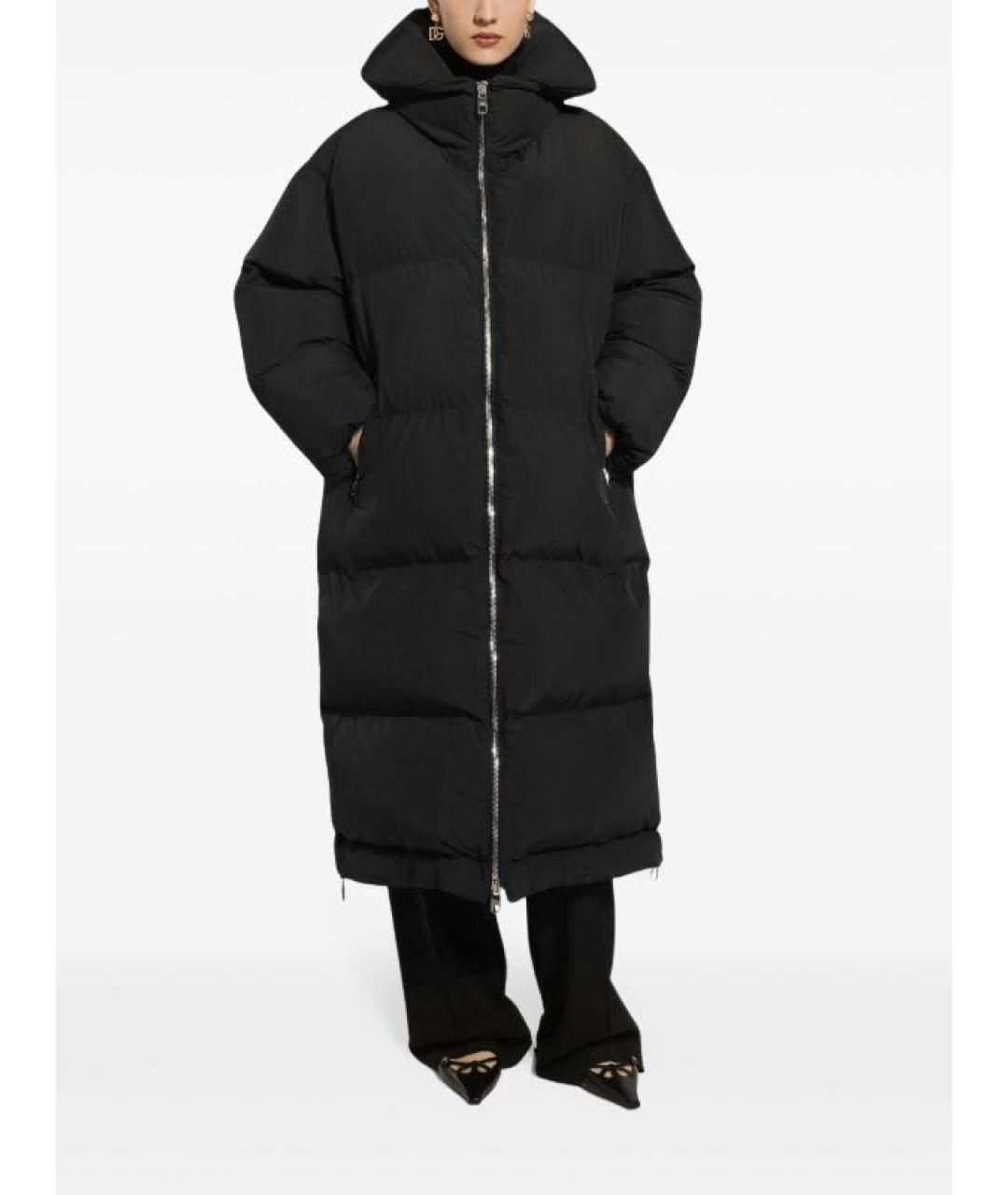 DOLCE&GABBANA Черный пуховик, фото 3