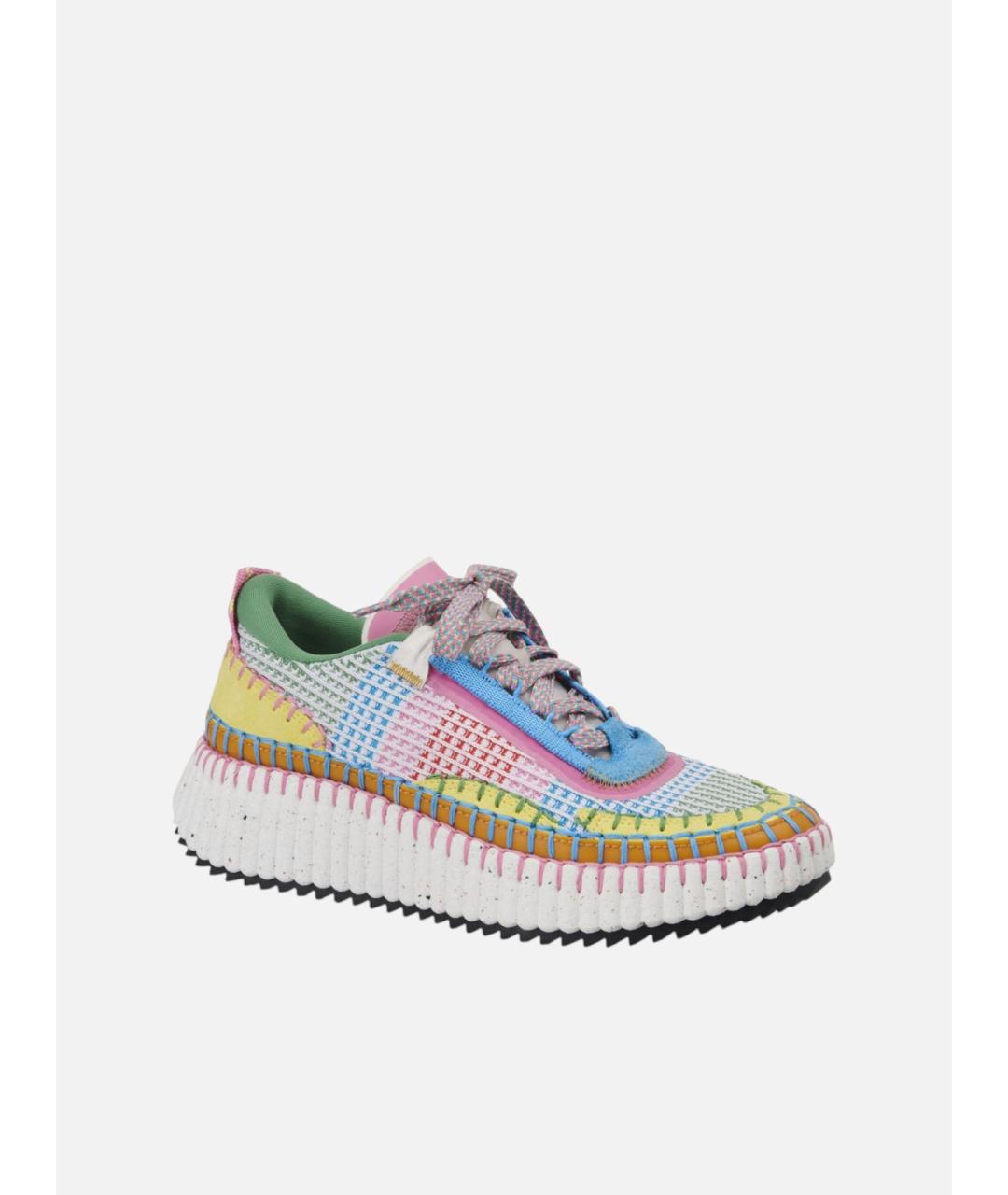 CHLOE Мульти текстильные кроссовки, фото 2