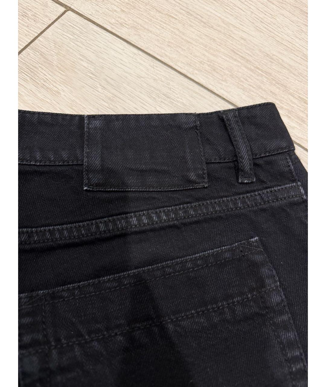 MAISON MARGIELA Черные хлопковые шорты, фото 4