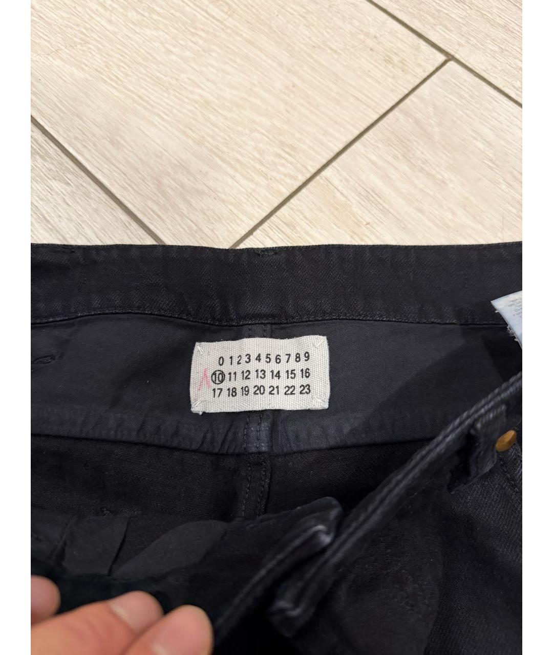 MAISON MARGIELA Черные хлопковые шорты, фото 3