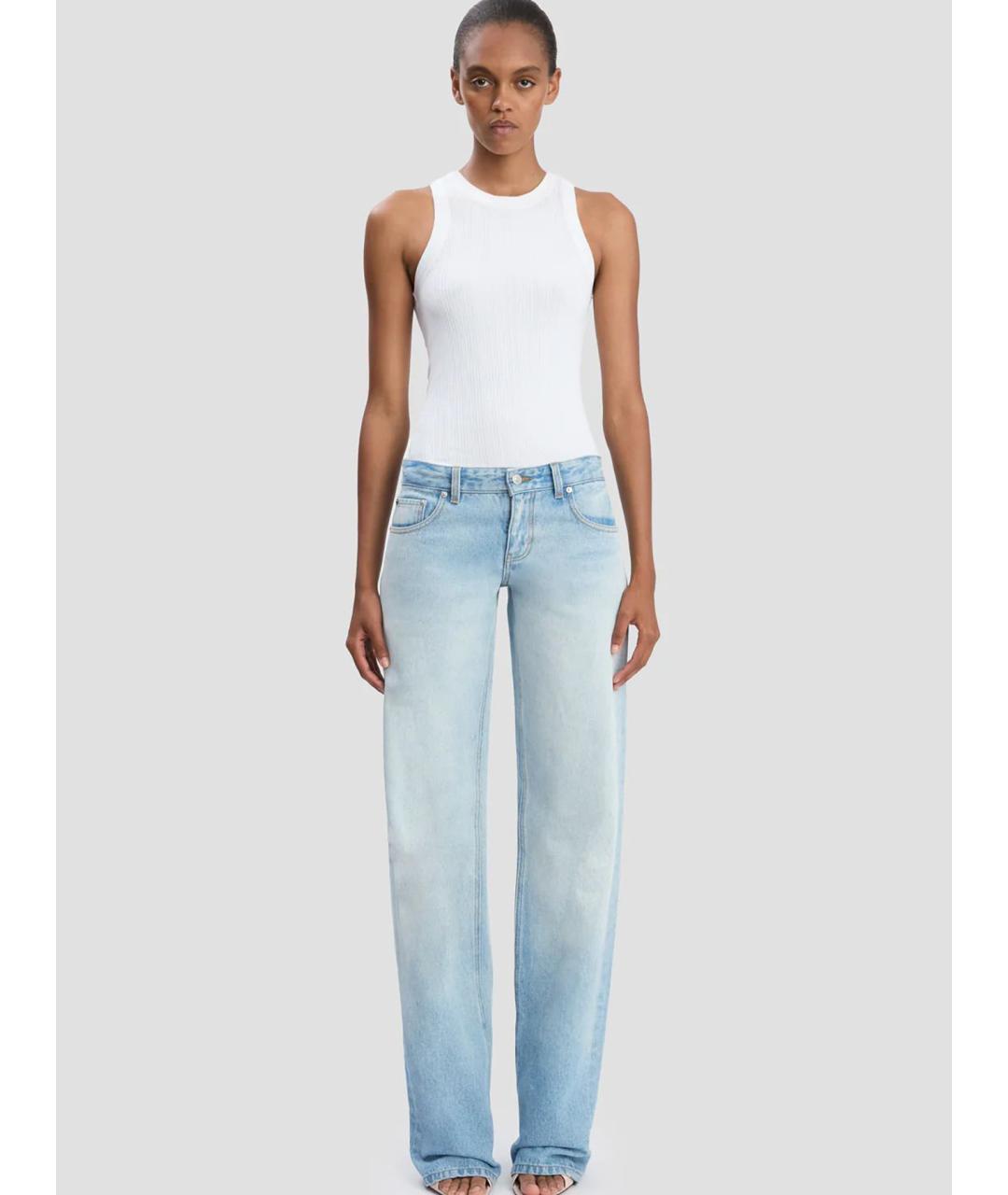 VICTORIA BECKHAM Белая хлопковая майка, фото 2