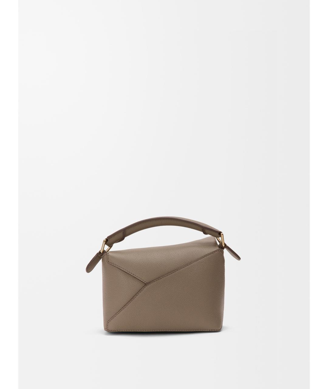 LOEWE Коричневая кожаная сумка через плечо, фото 5