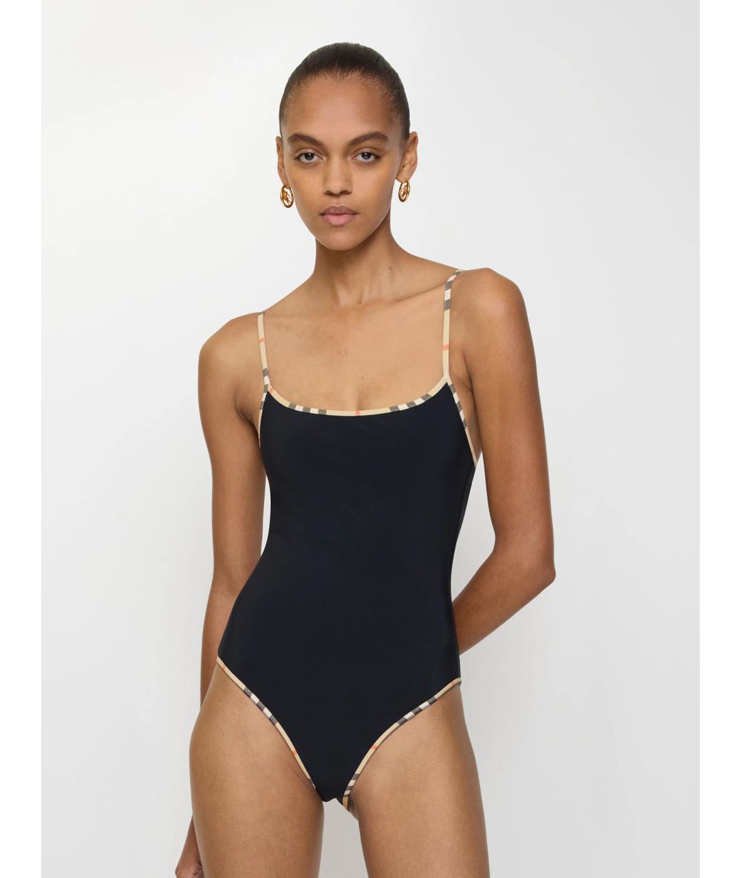 BURBERRY Черный полиамидовый купальник, фото 2