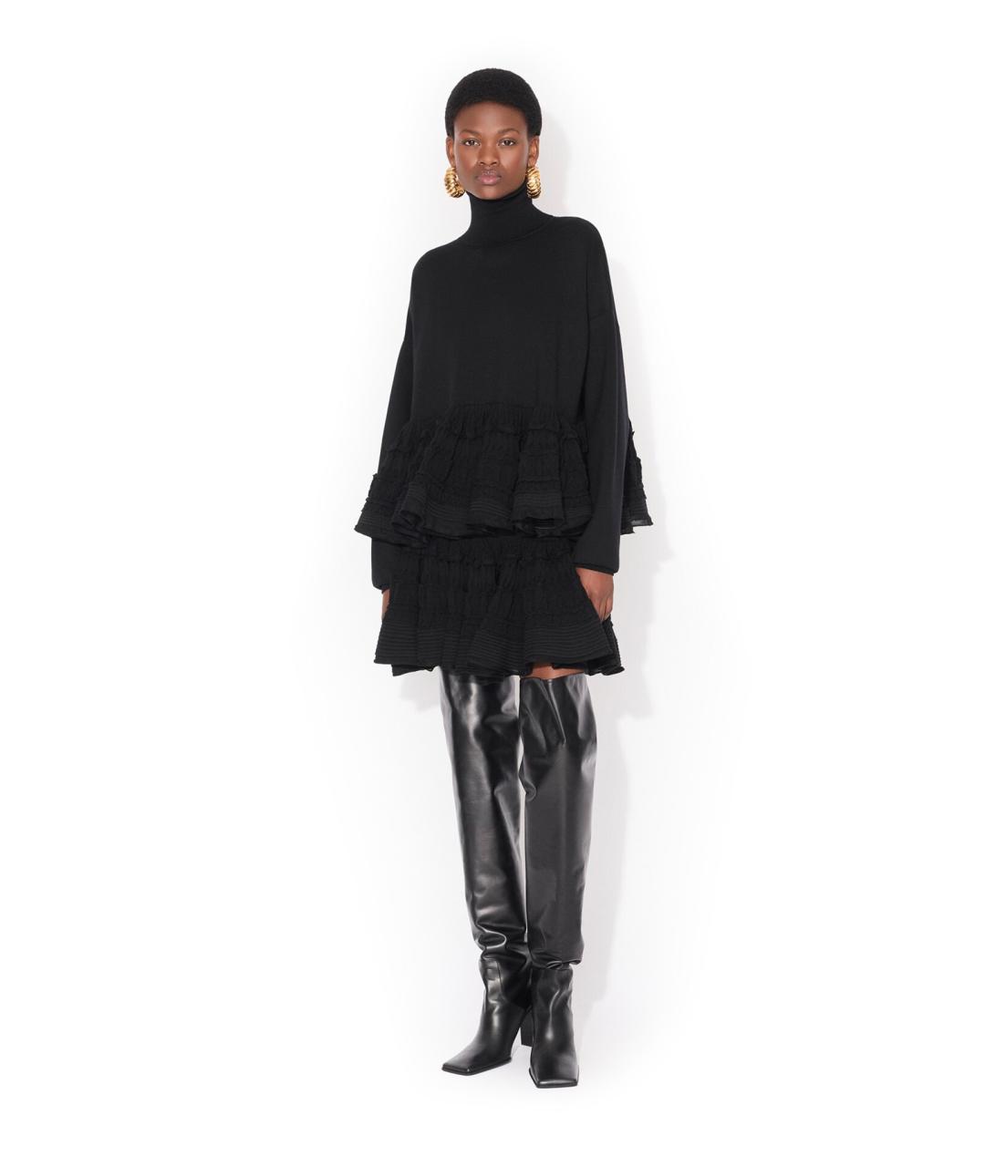 ALAIA Синий шерстяной джемпер / свитер, фото 2