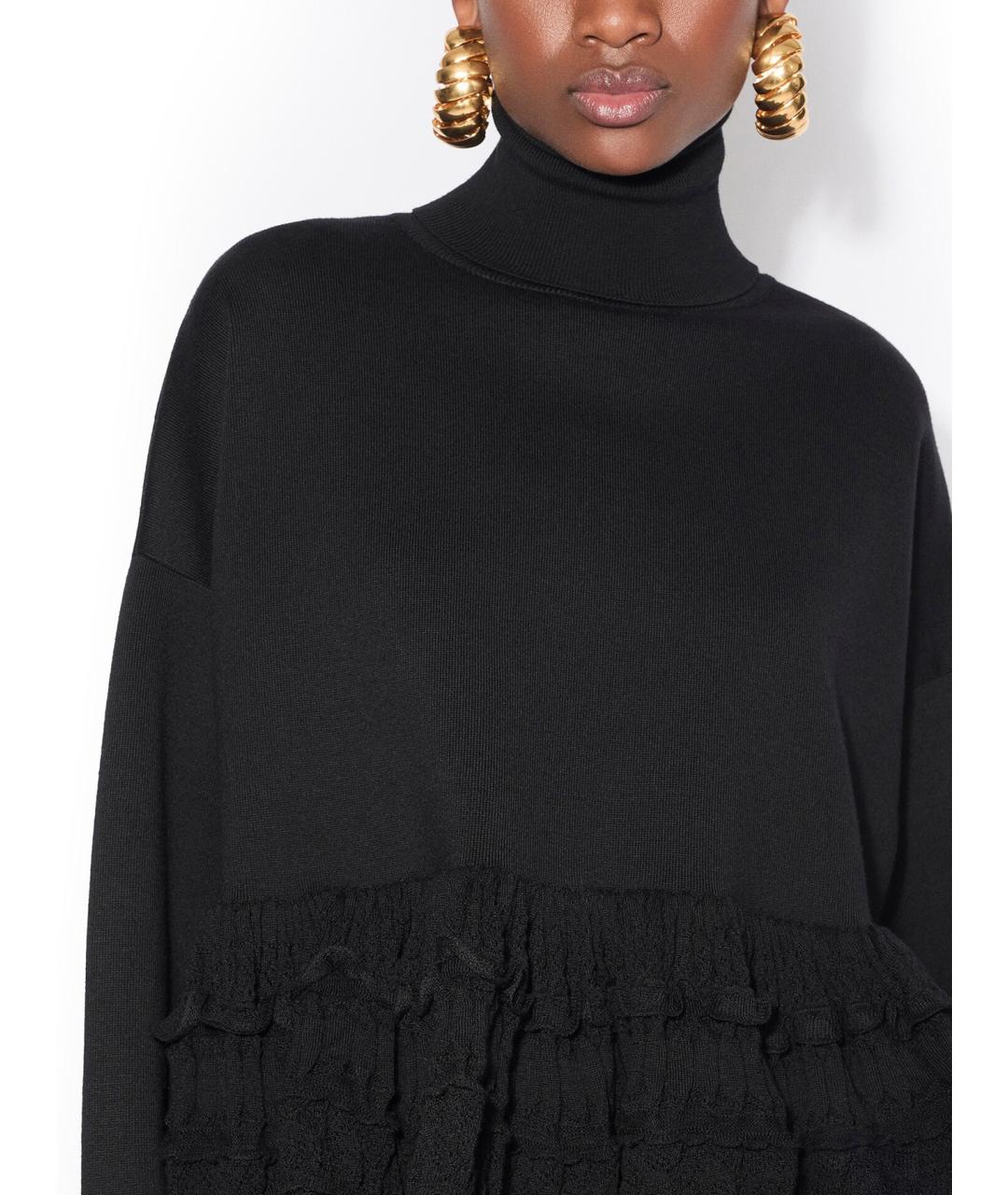 ALAIA Синий шерстяной джемпер / свитер, фото 3