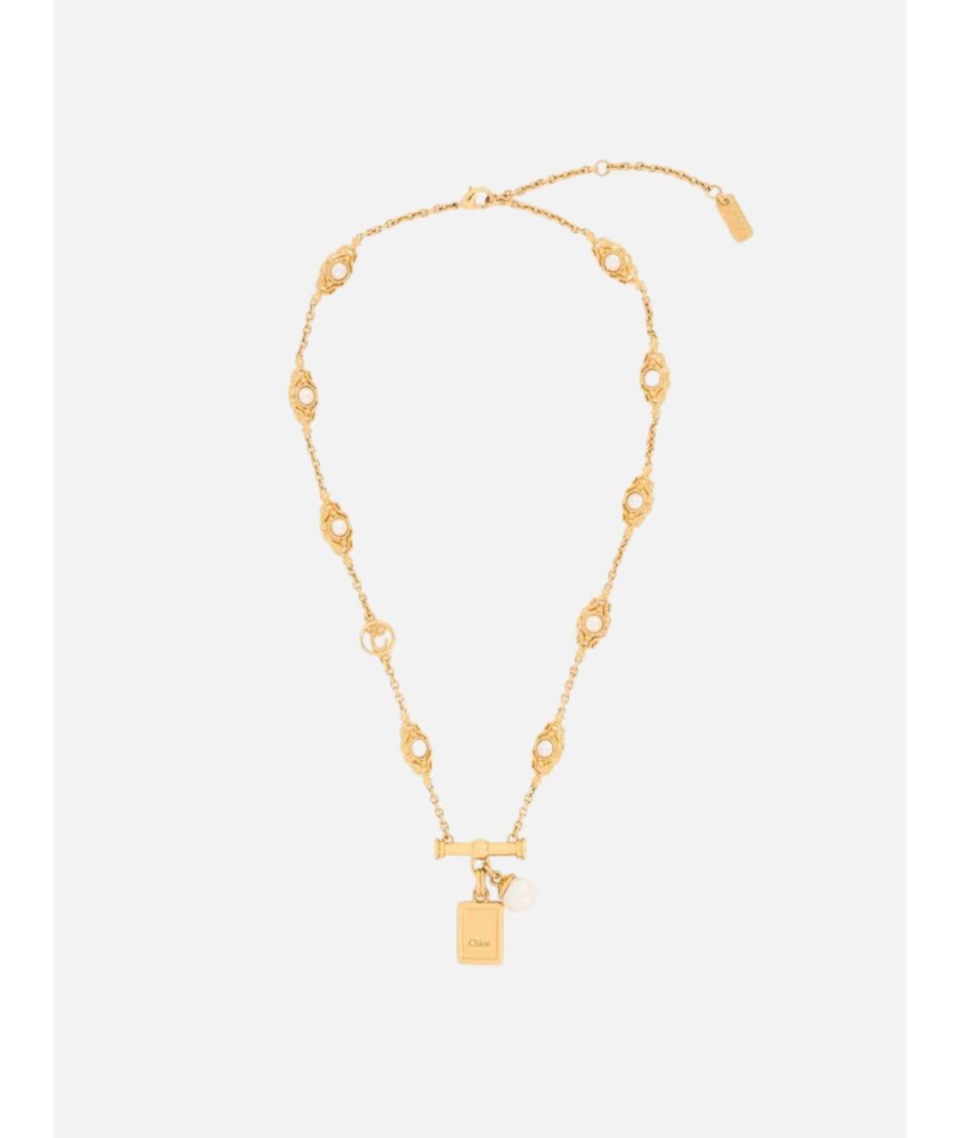 CHLOE Золотое колье, фото 4