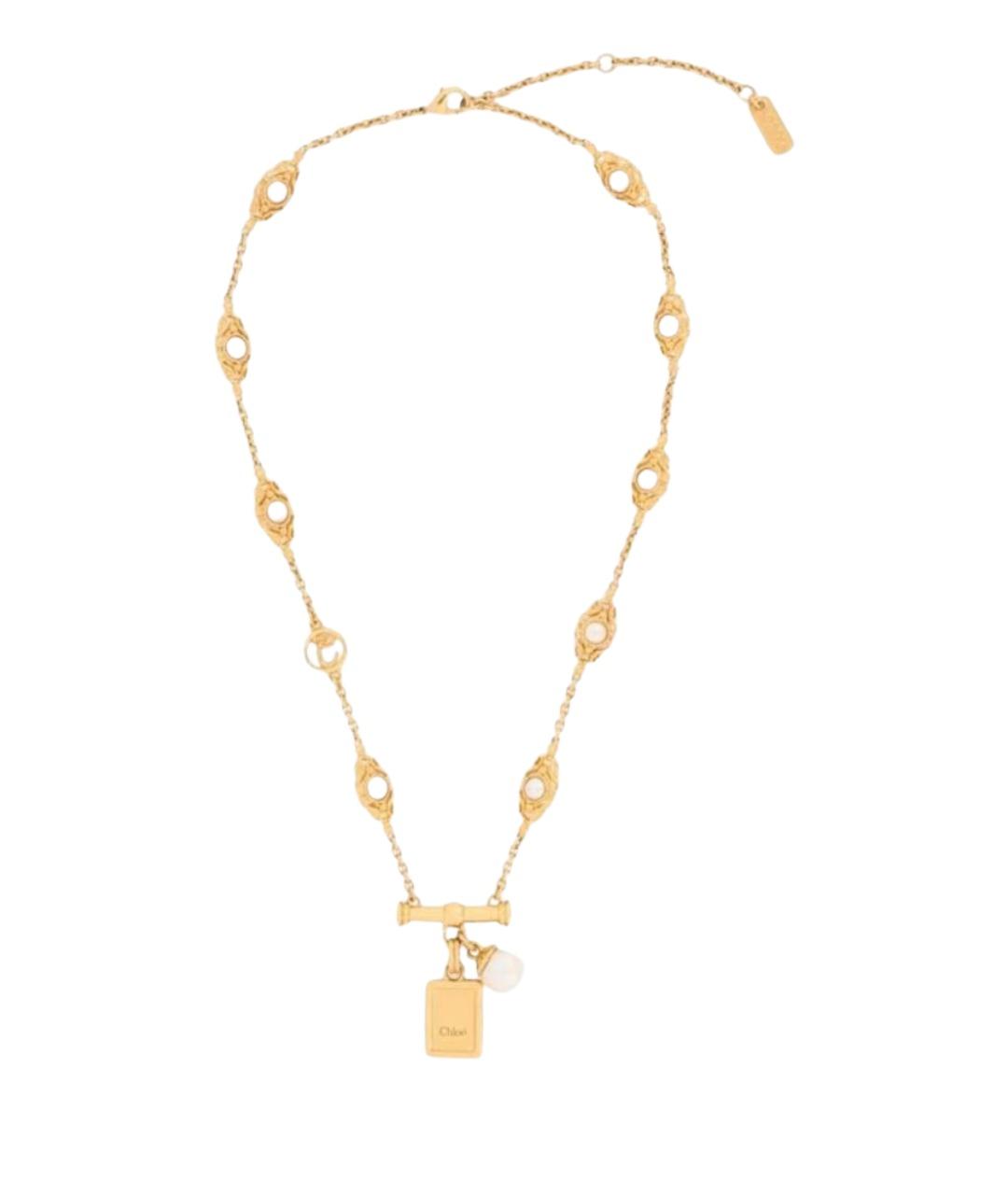 CHLOE Золотое колье, фото 1