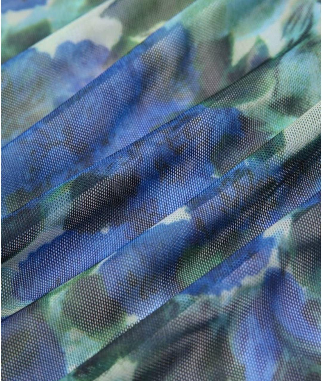 DRIES VAN NOTEN Бирюзовый полиэстеровый джемпер / свитер, фото 8