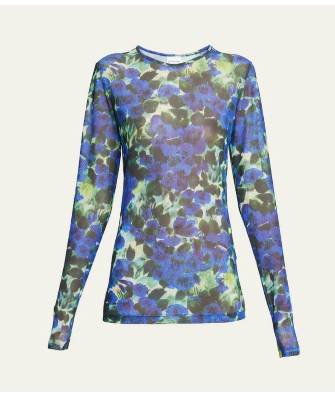 DRIES VAN NOTEN Бирюзовый полиэстеровый джемпер / свитер, фото 9