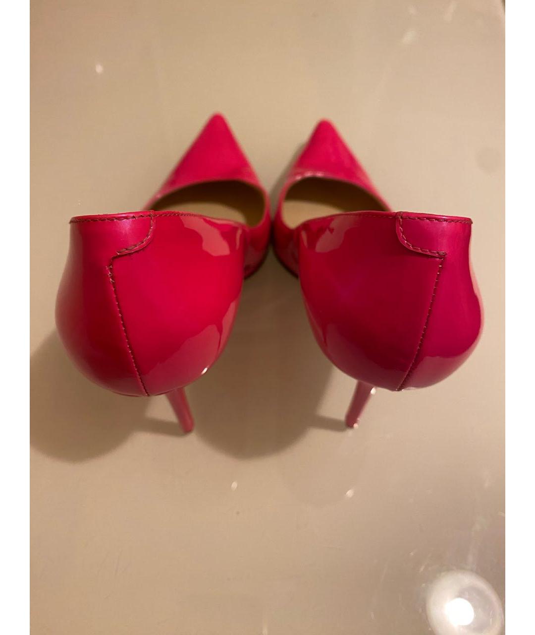 JIMMY CHOO Фуксия туфли из лакированной кожи, фото 2