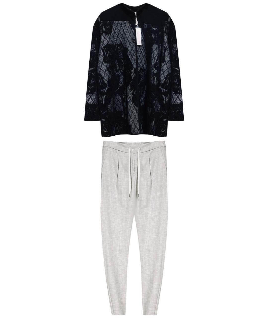 BILANCIONI Серый шерстяной костюм с брюками, фото 1