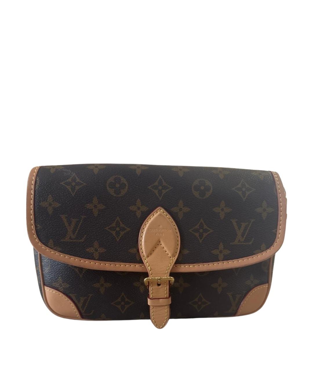 LOUIS VUITTON Коричневая сумка через плечо, фото 1