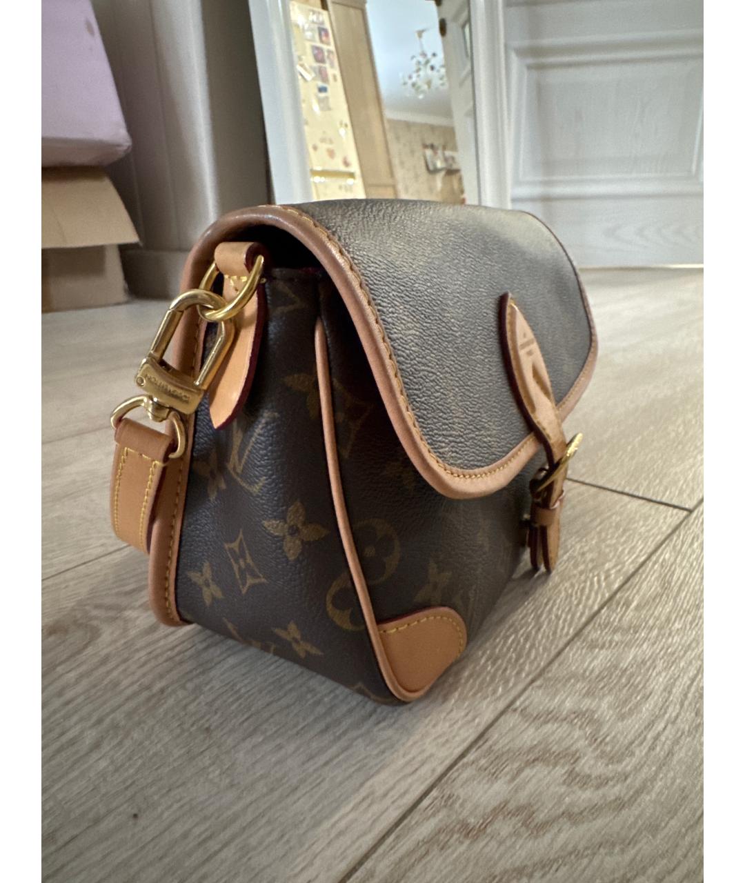 LOUIS VUITTON Коричневая сумка через плечо, фото 3