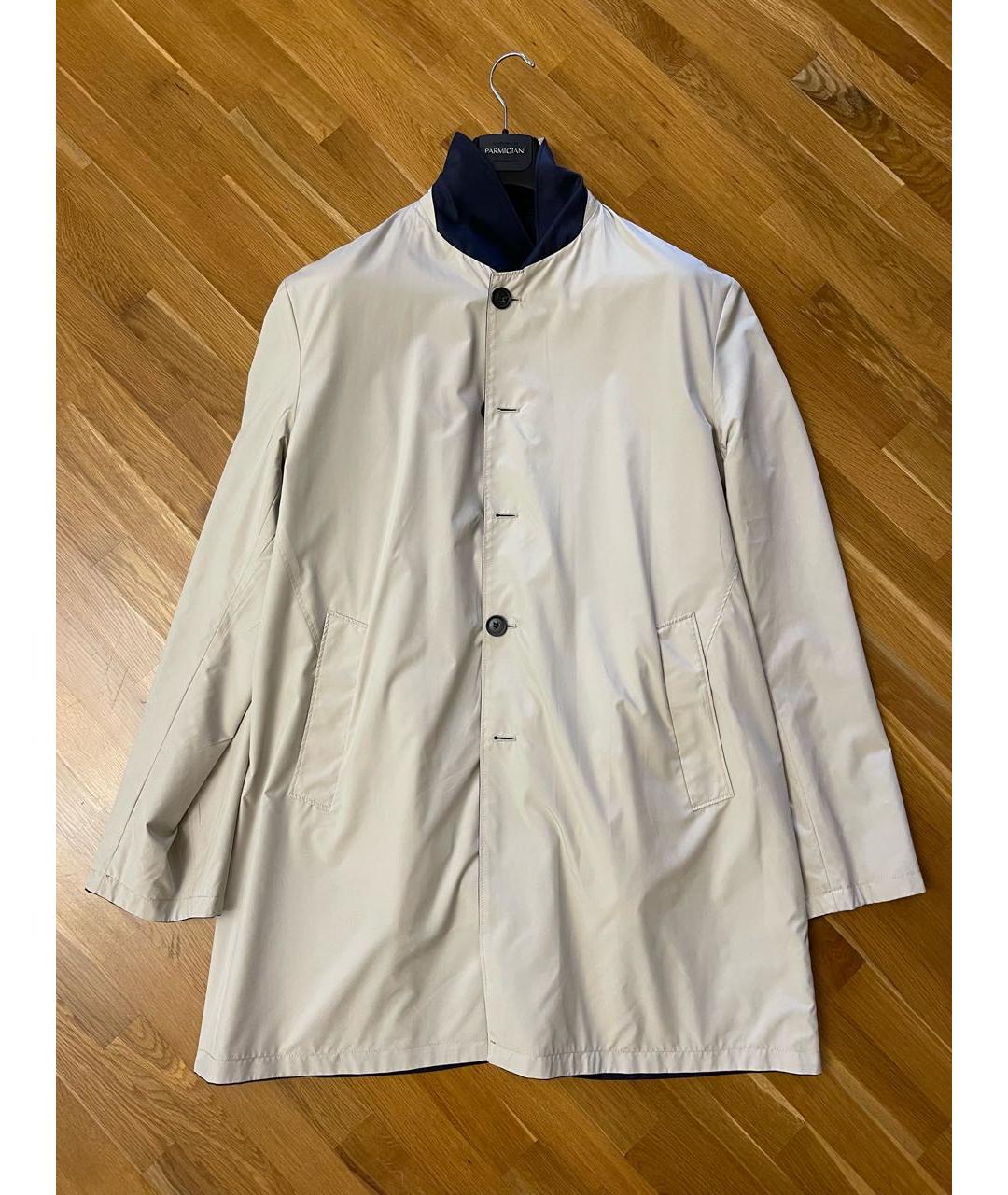 ISAIA Темно-синяя хлопковая куртка, фото 3