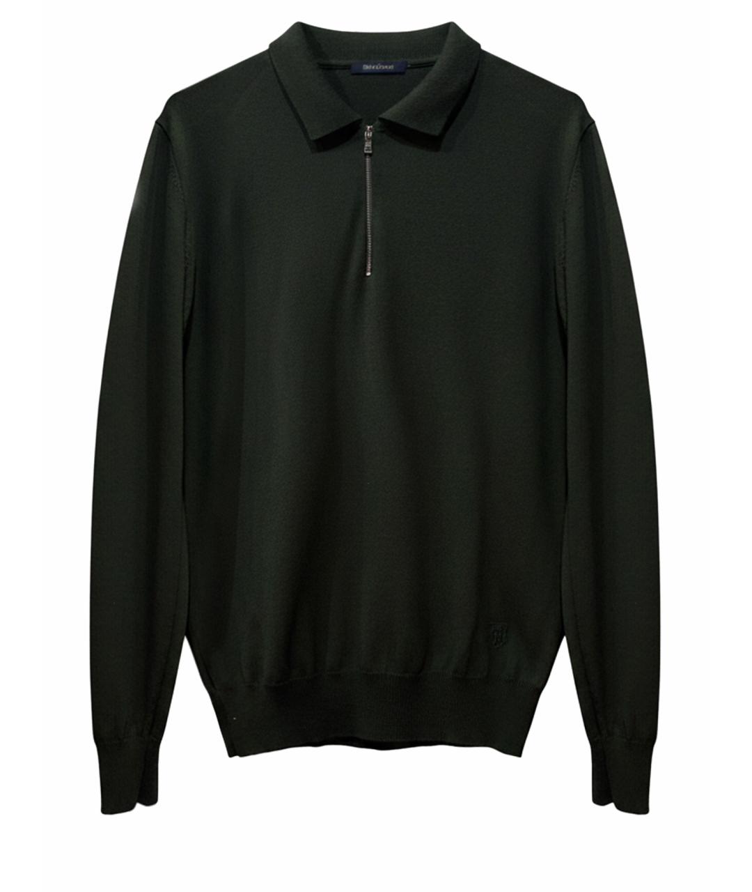 CORNELIANI Зеленый шерстяной джемпер / свитер, фото 1