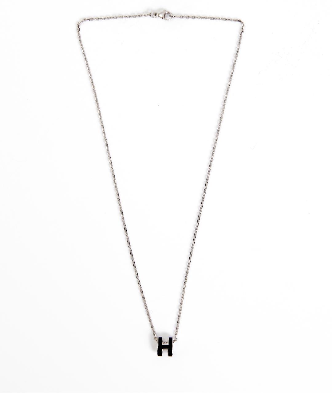 HERMES Черная металлическая подвеска, фото 3