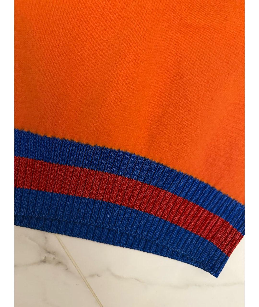 GUCCI Оранжевый джемпер / свитер, фото 3