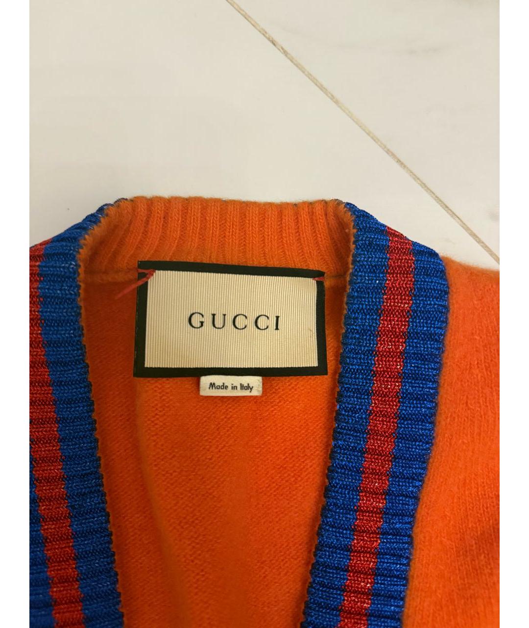 GUCCI Оранжевый джемпер / свитер, фото 2