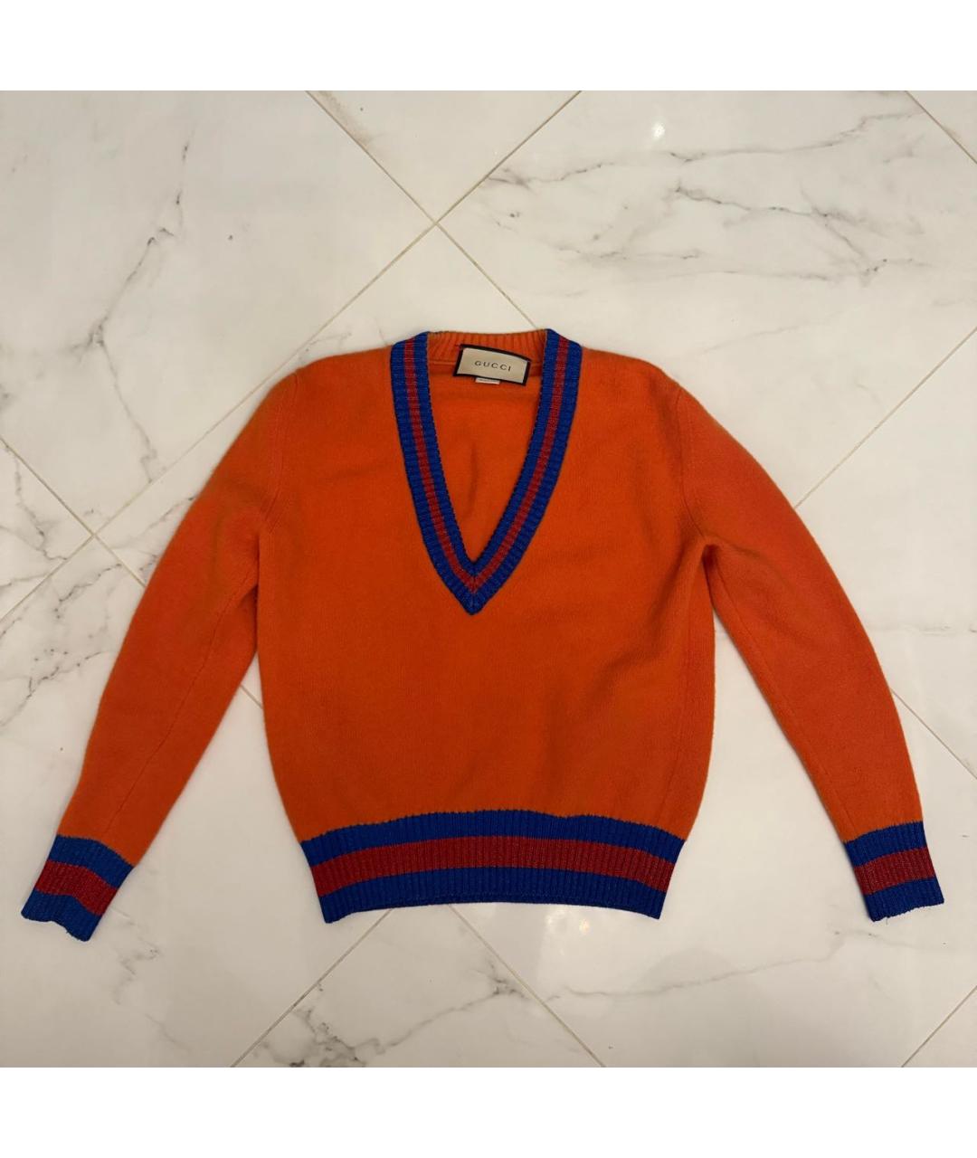 GUCCI Оранжевый джемпер / свитер, фото 5