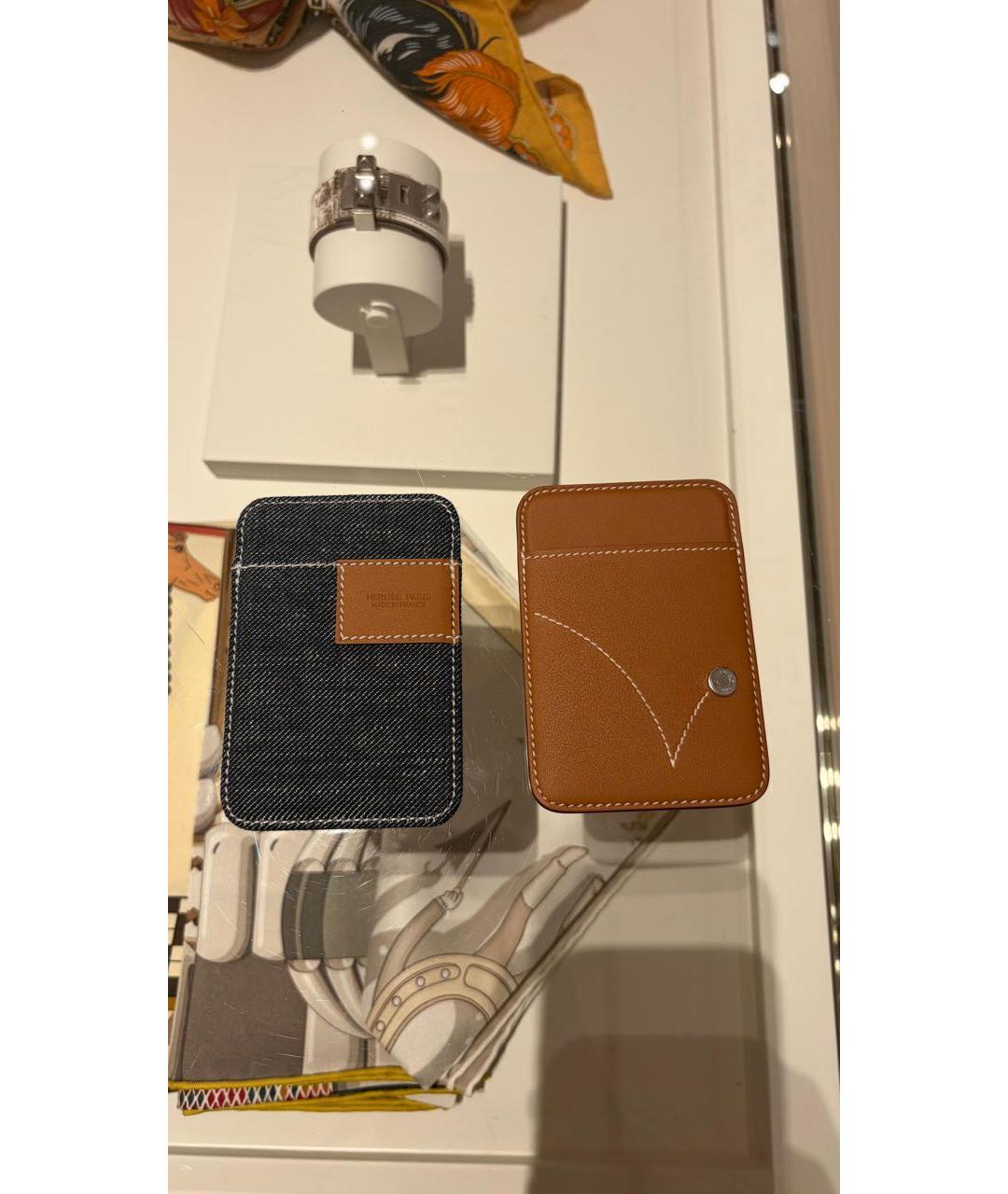 HERMES Синий кардхолдер, фото 4