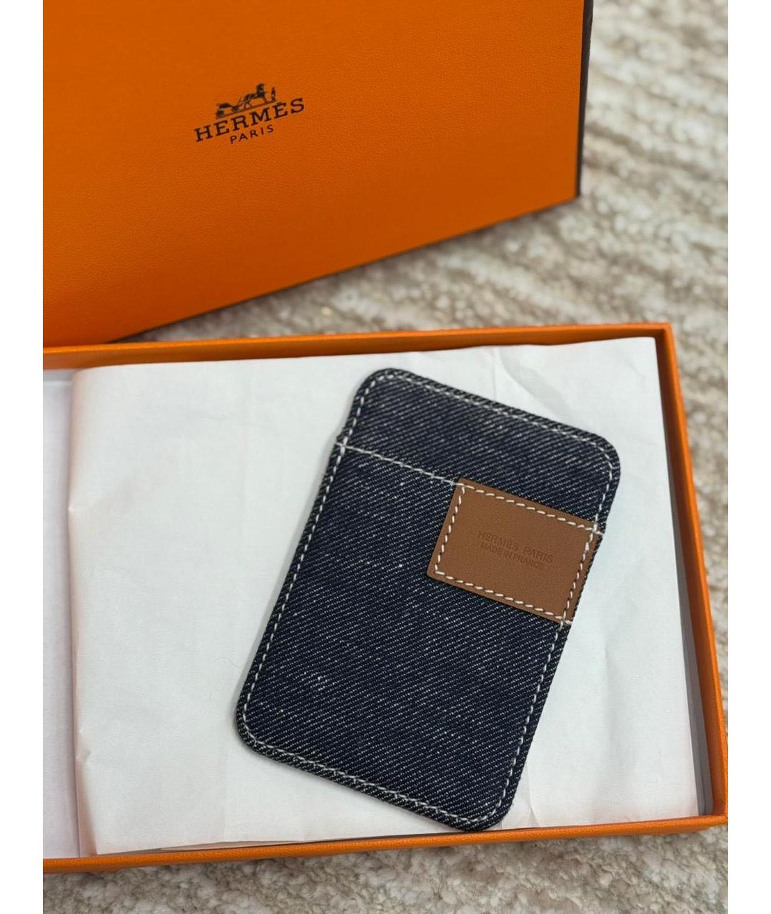 HERMES Синий кардхолдер, фото 2