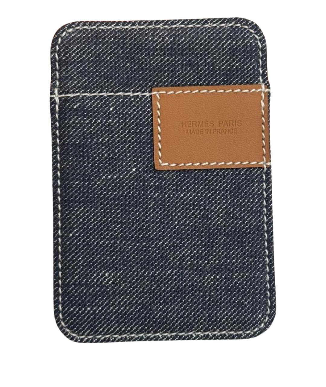 HERMES Синий кардхолдер, фото 1