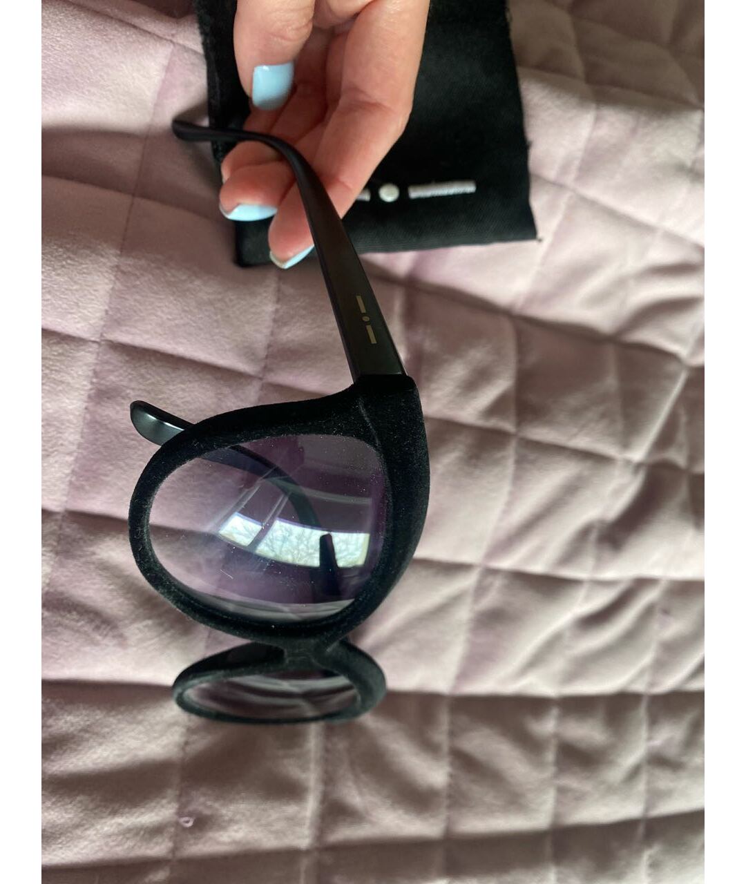 ITALIA INDEPENDENT Черные пластиковые солнцезащитные очки, фото 3