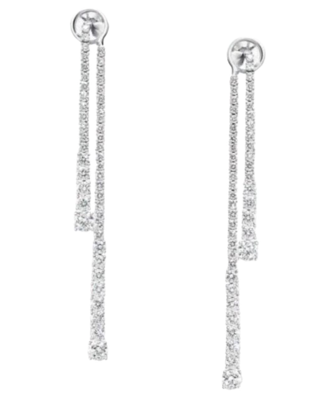 GRAFF Серебряные серьги из белого золота, фото 1