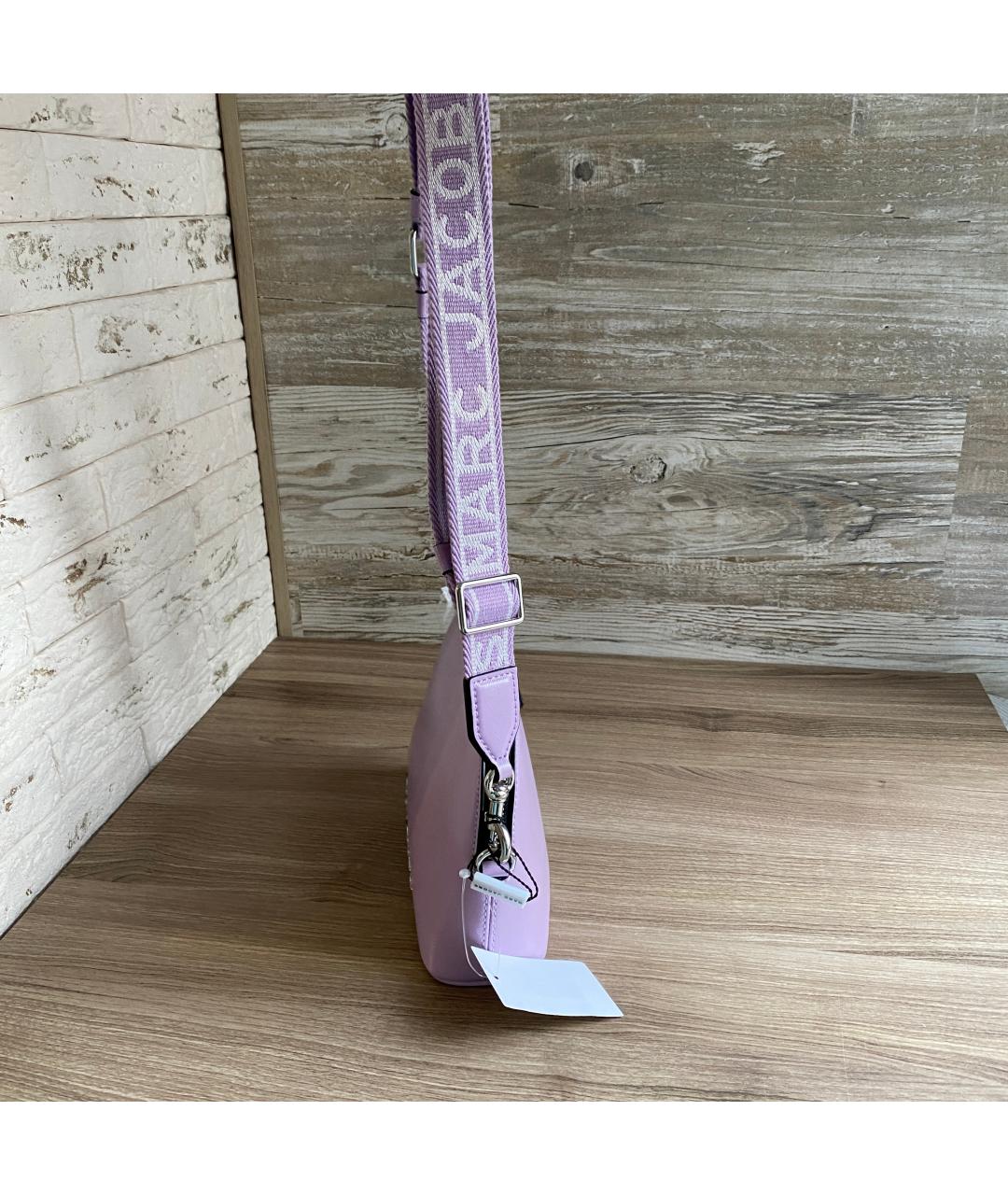 MARC JACOBS Фиолетовая сумка через плечо из искусственной кожи, фото 8