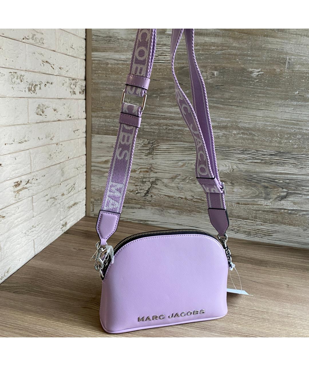MARC JACOBS Фиолетовая сумка через плечо из искусственной кожи, фото 2
