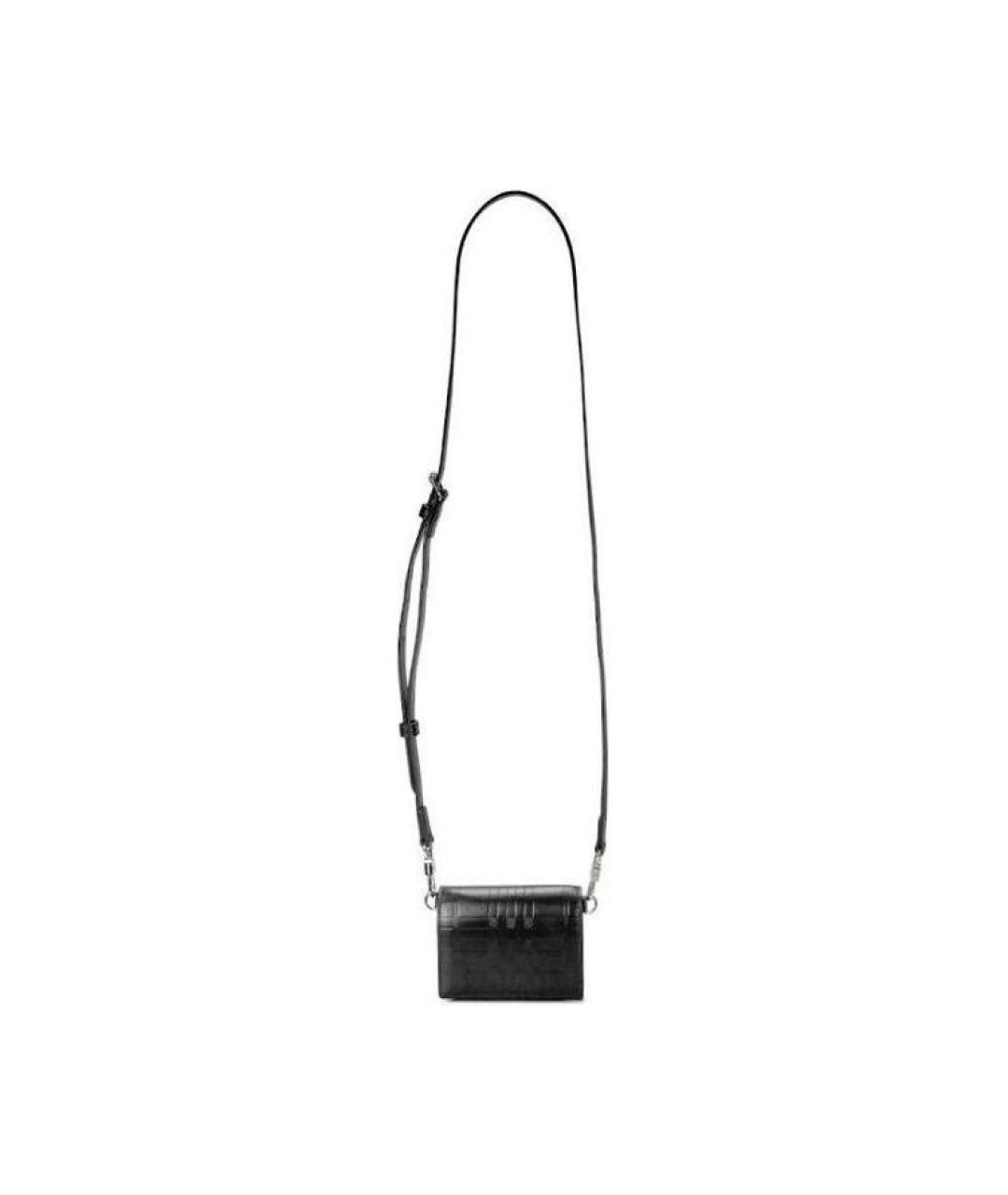 BURBERRY Черный кожаный кошелек, фото 5