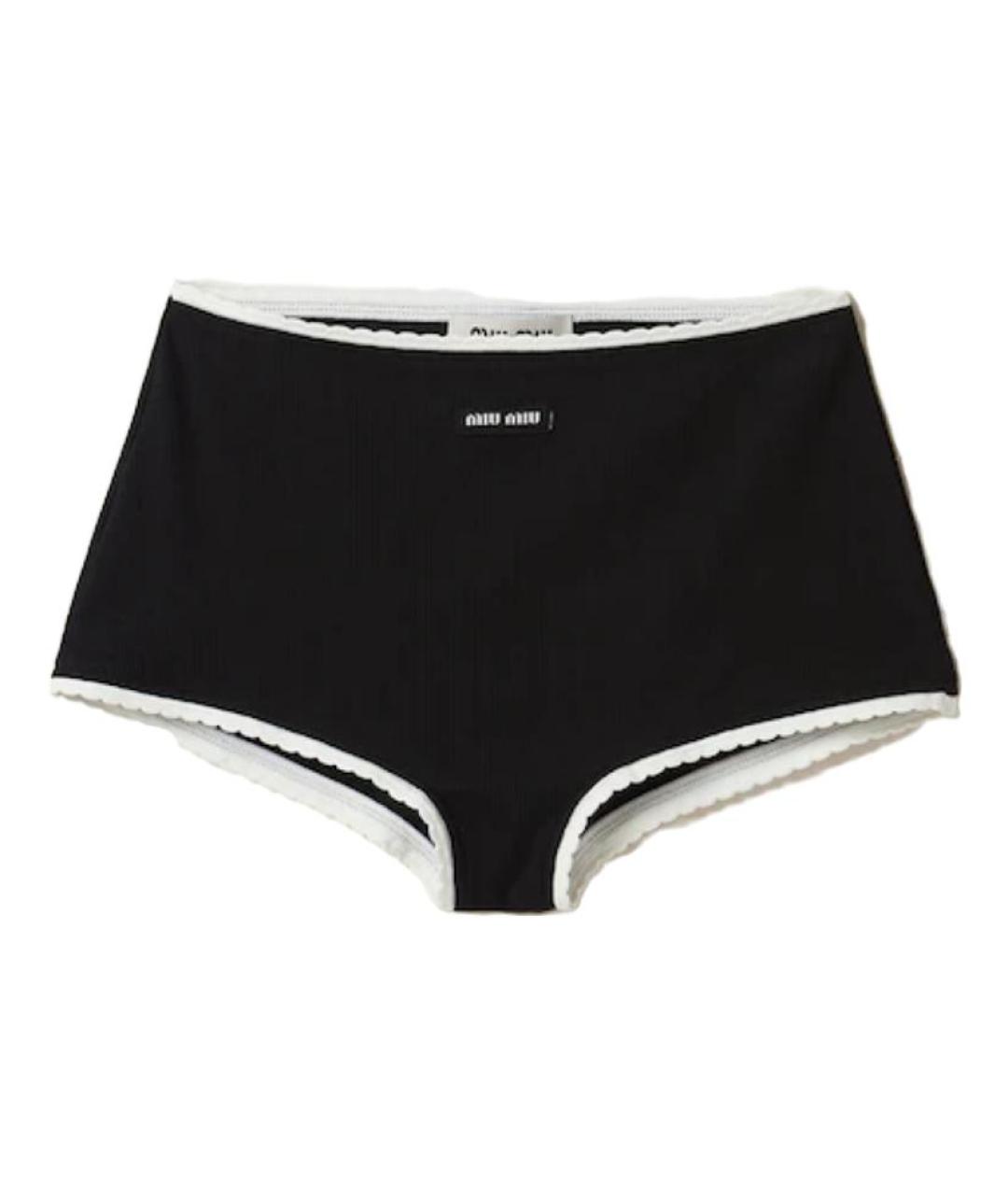 MIU MIU Черные трусы, фото 1