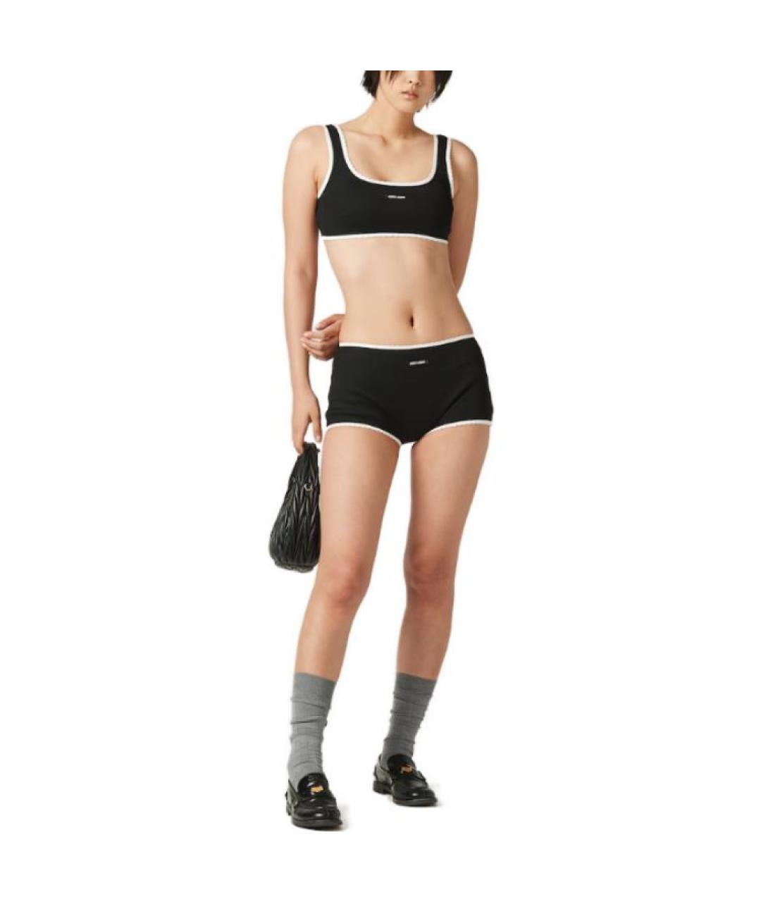 MIU MIU Черные трусы, фото 2