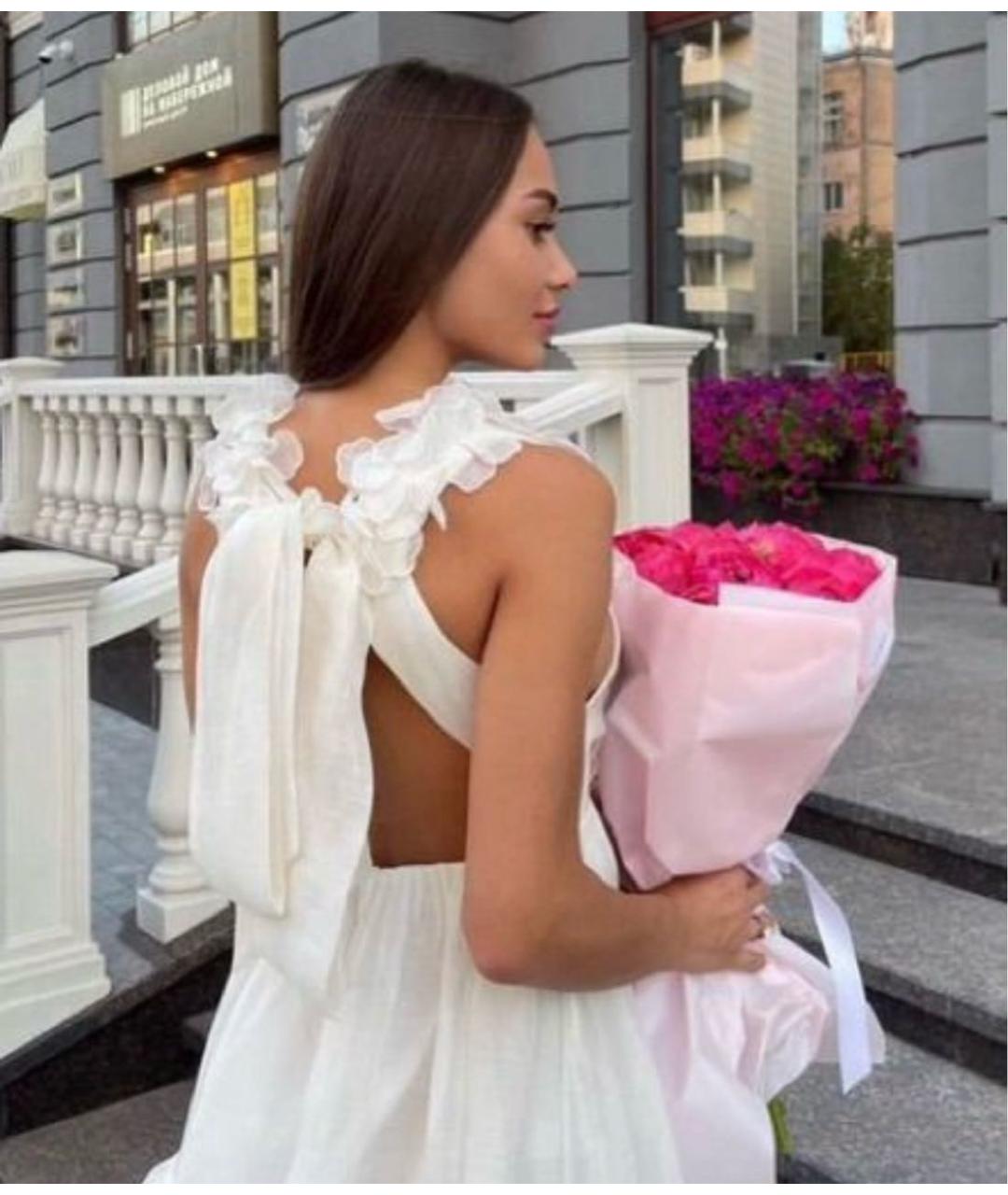 ZIMMERMANN Белое хлопковое коктейльное платье, фото 6