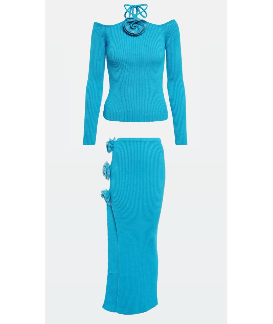 GIUSEPPE DI MORABITO Голубой костюм с юбками, фото 8