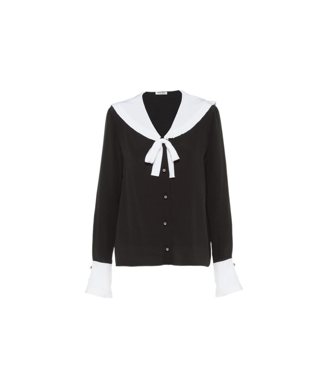 MIU MIU Черная рубашка, фото 1