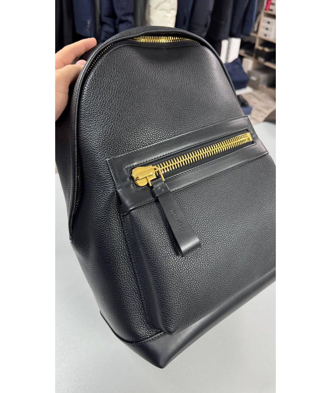 TOM FORD Черный кожаный портфель, фото 2