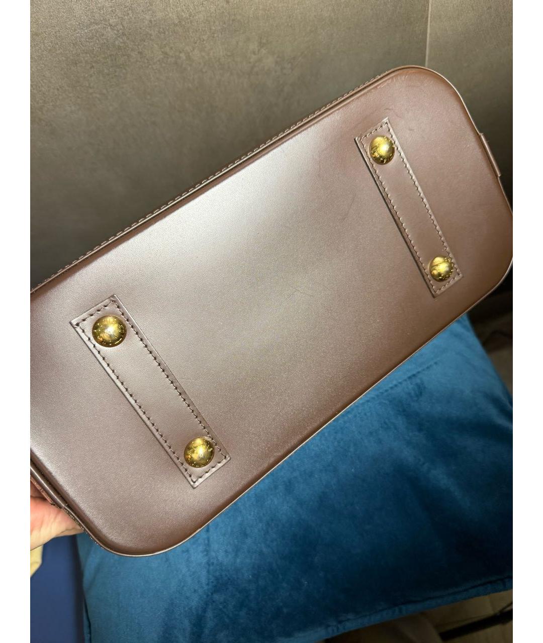 LOUIS VUITTON Коричневая сумка с короткими ручками, фото 6