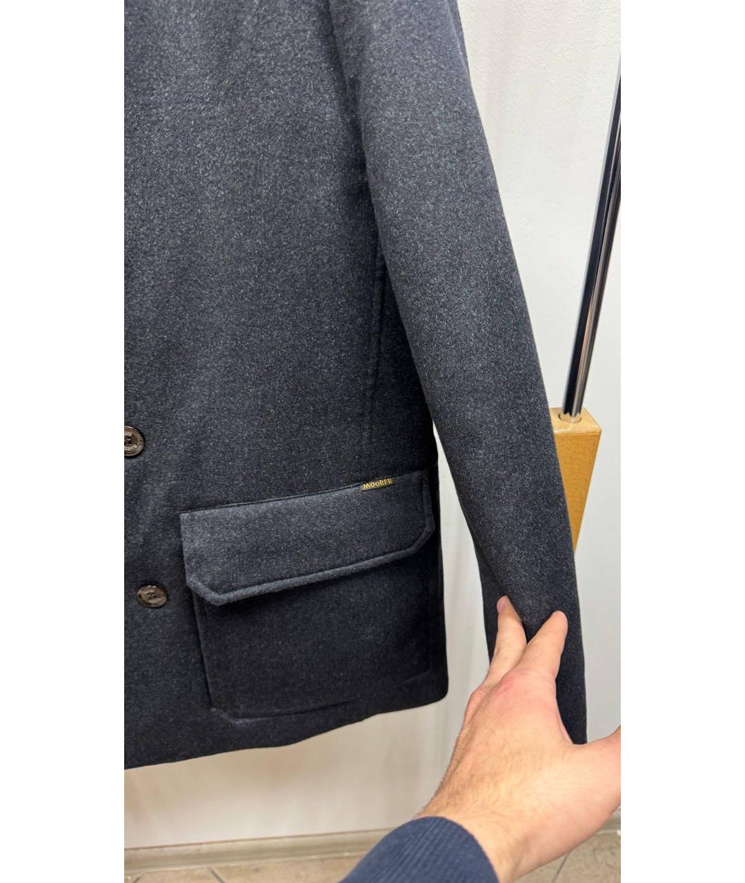 MOORER Черная кашемировая куртка, фото 2