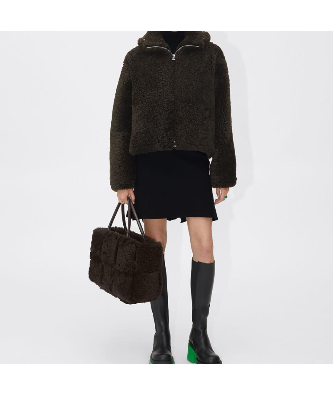 BOTTEGA VENETA Коричневая сумка тоут, фото 5