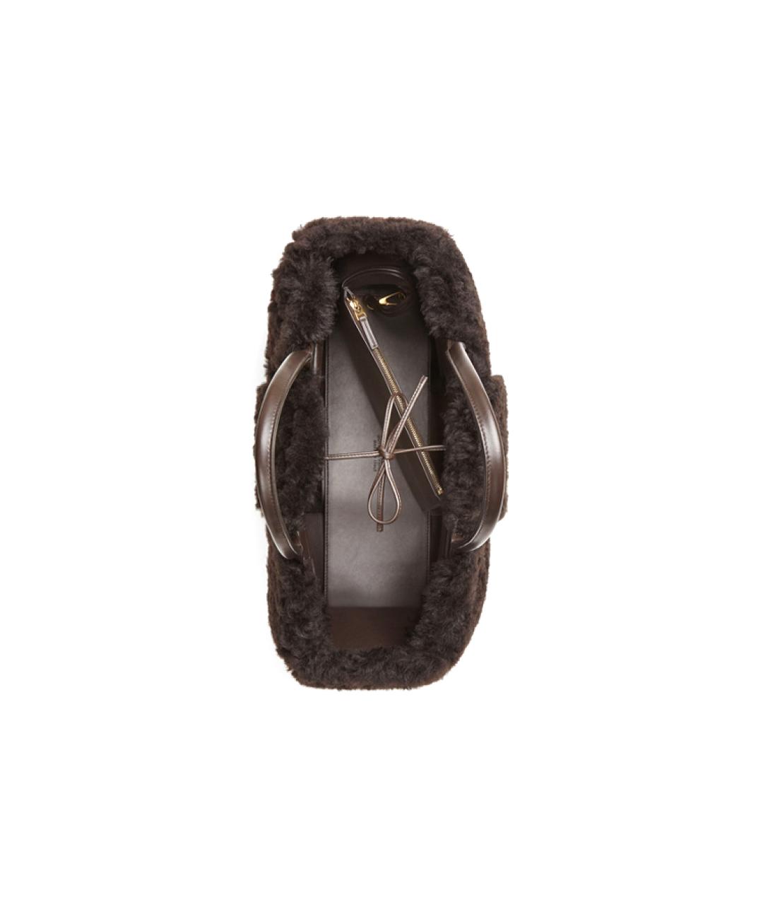 BOTTEGA VENETA Коричневая сумка тоут, фото 3