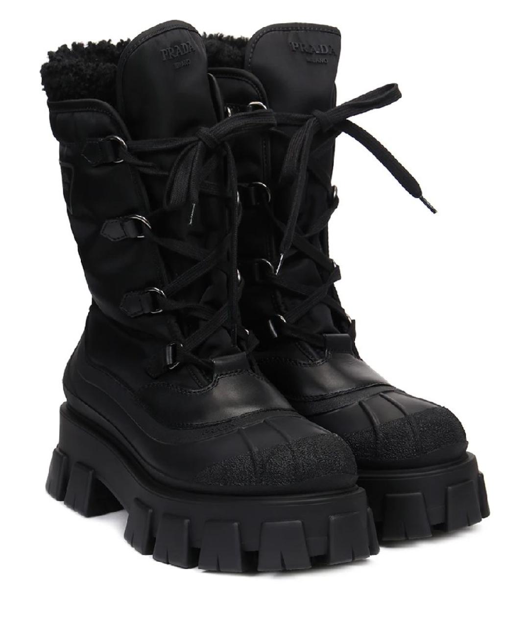 PRADA Черные сапоги, фото 2