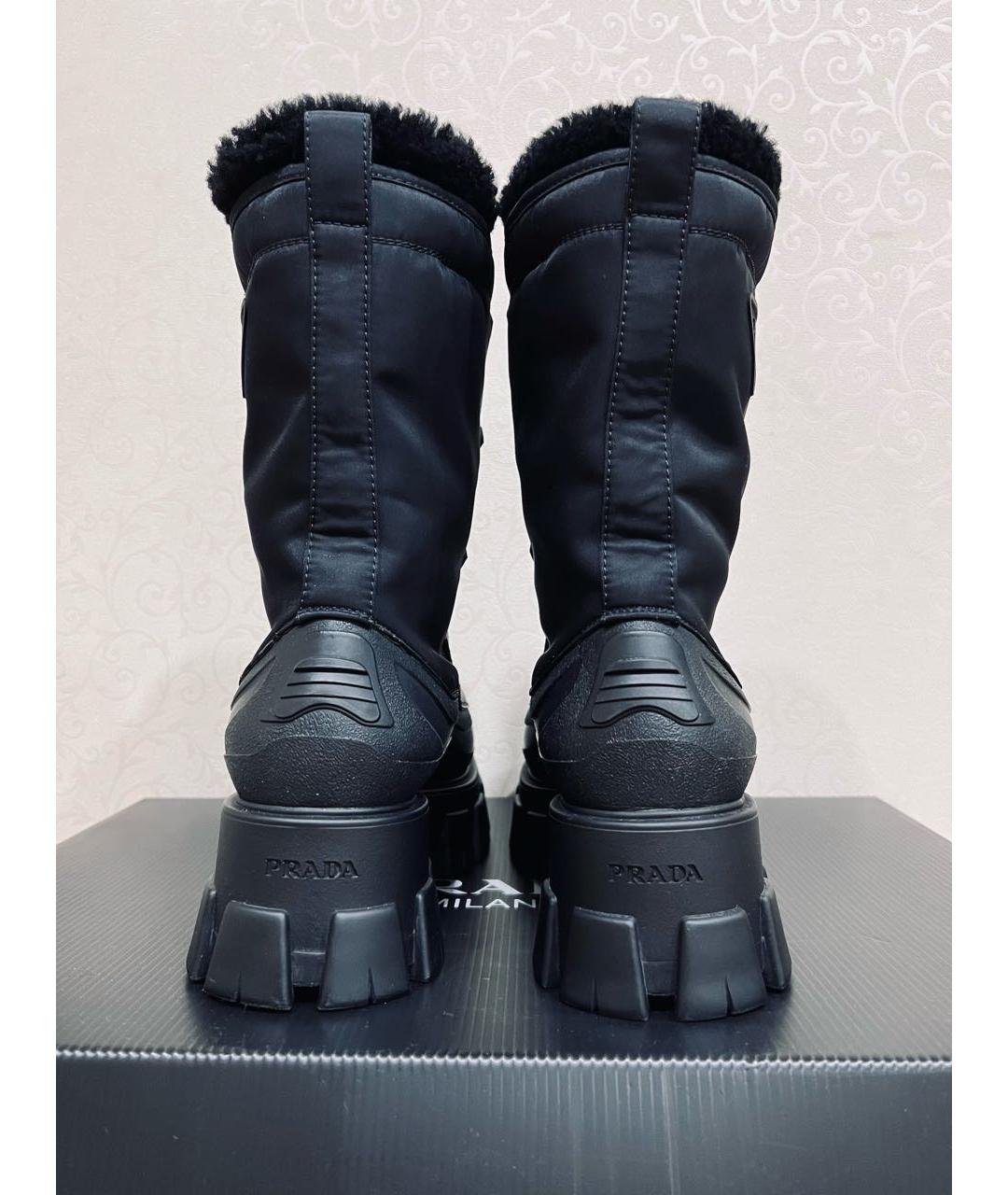 PRADA Черные сапоги, фото 8