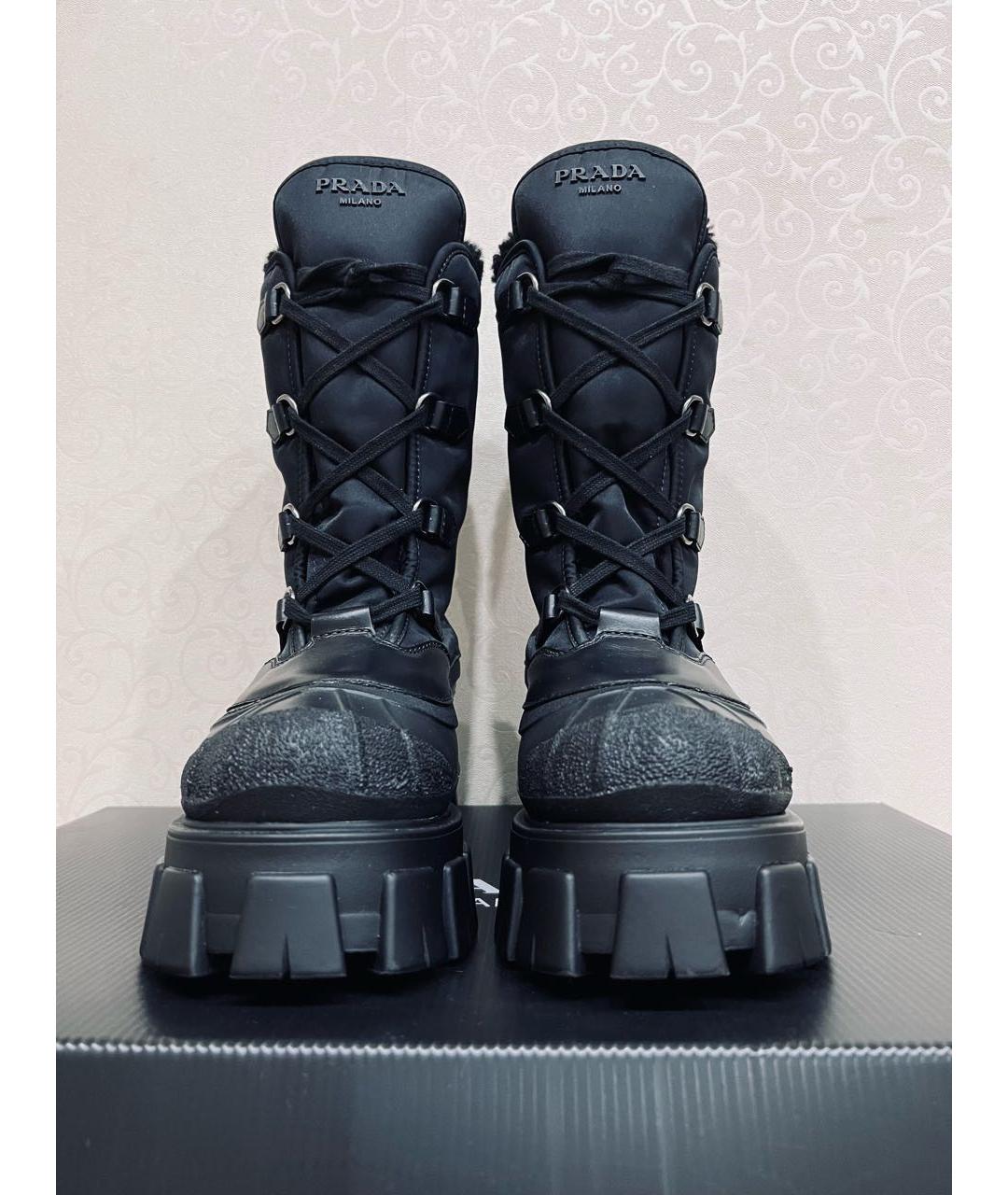 PRADA Черные сапоги, фото 5