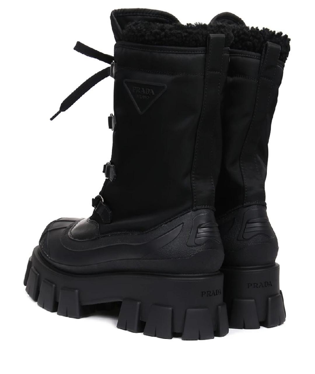 PRADA Черные сапоги, фото 4