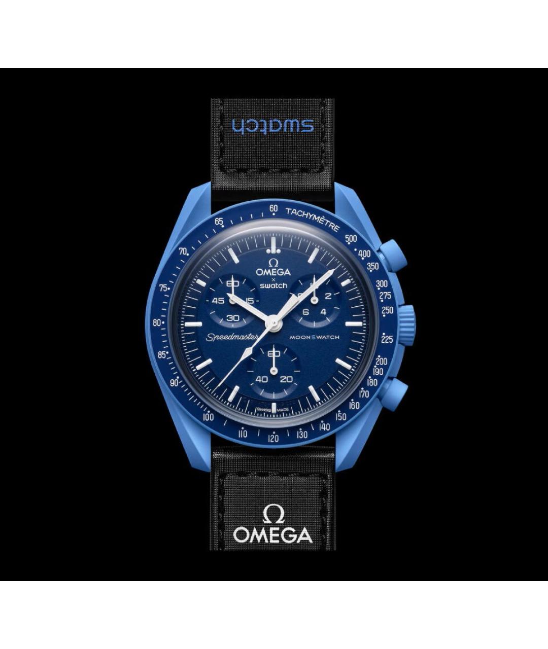 OMEGA Синие керамические часы, фото 5