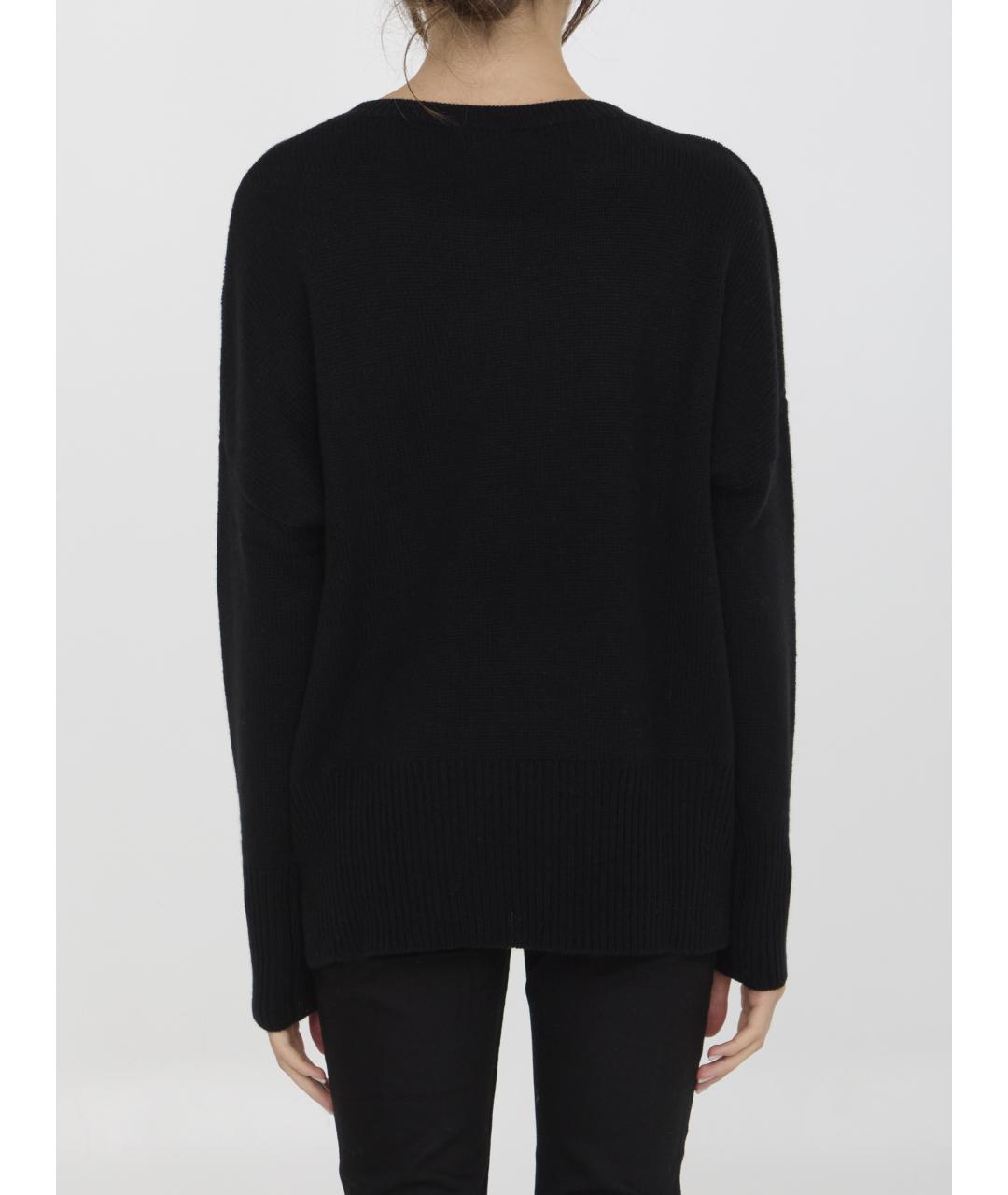 LISA YANG Черный кашемировый джемпер / свитер, фото 5