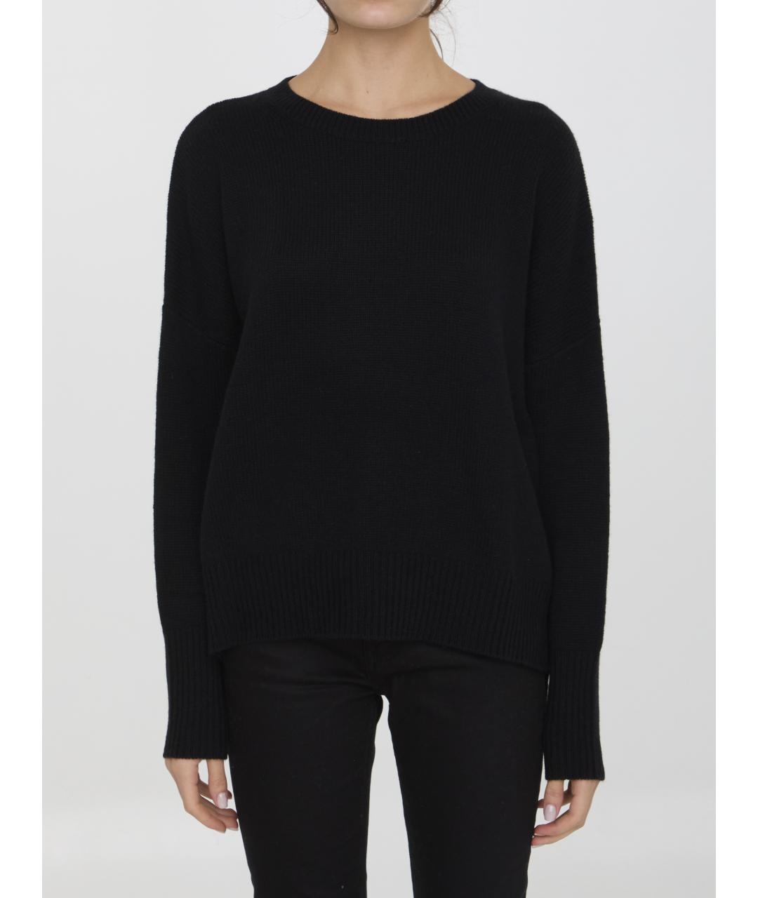 LISA YANG Черный кашемировый джемпер / свитер, фото 2