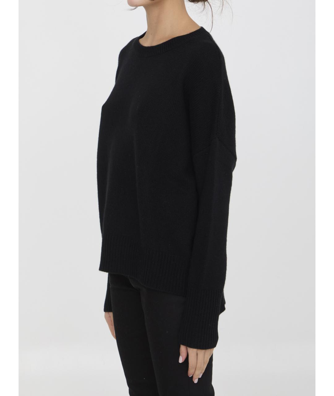 LISA YANG Черный кашемировый джемпер / свитер, фото 3