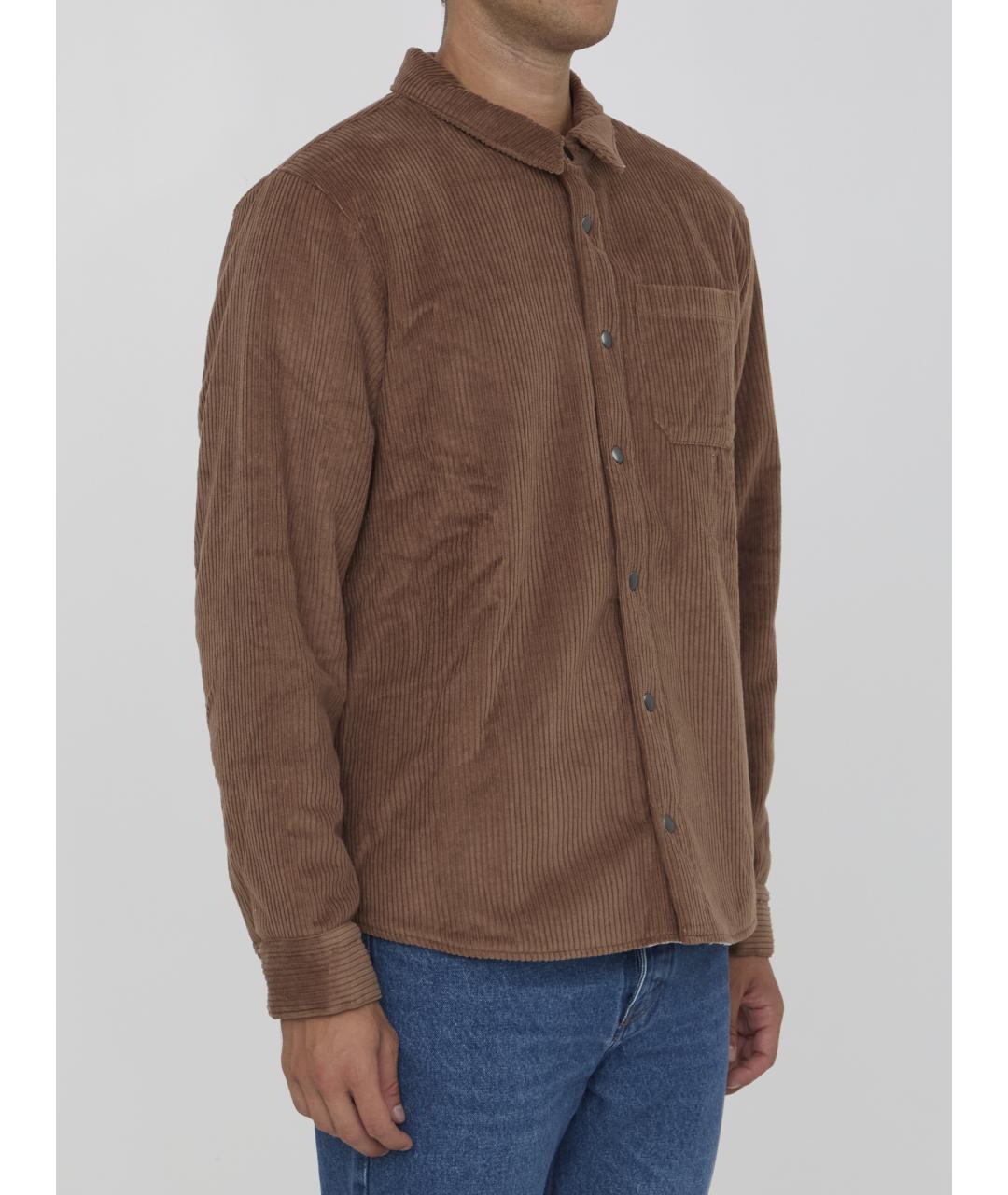 JAMES PERSE Коричневая хлопковая куртка, фото 2